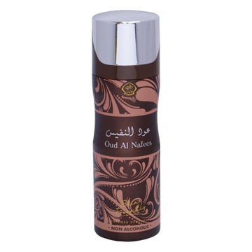 Tayyib Oud Al Nafees Non Alcoholic Deodorant Spray - 200 ml